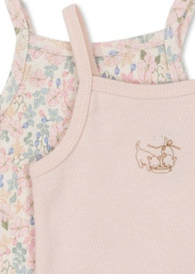 2pk Floral Tank Body-Fanga