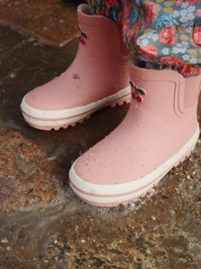 Roi Rubber Rain Boot Cherry -Konges Slojd