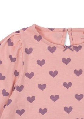 Drey Heart LS Tee Dress-Konges Slojd FW25