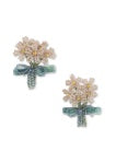 Beaded Flower Bouquet  Hair Clip-Konges Slojd