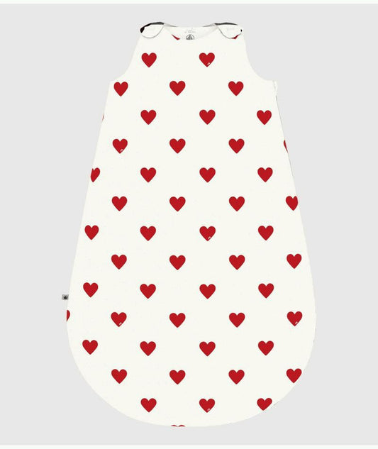 Heart Print Sleep Bag - Petit Bateau FW26