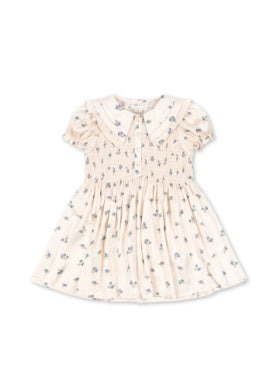 Sheeny Smocked Flower Dress -Konges Slojd ss25