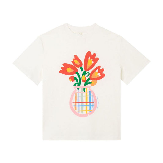 Flower Bouquet Tee-Stella McCartney SS26