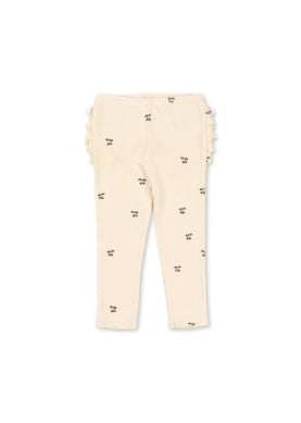 Sui Pointelle Cherry  Frill Pant-Konges Slojd FW25