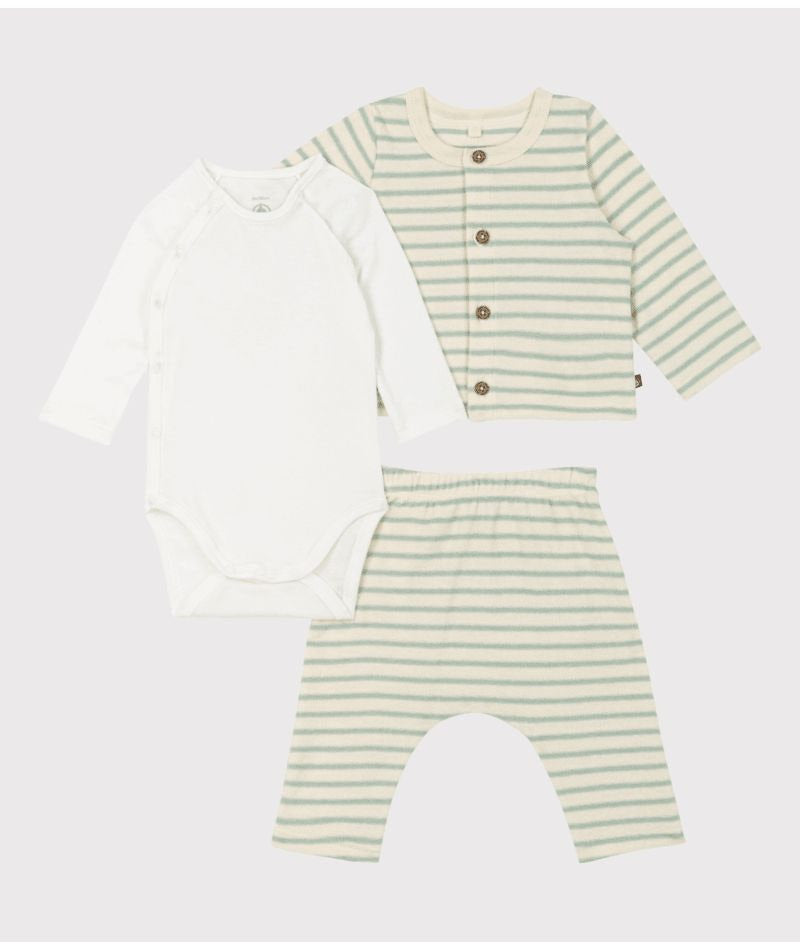 3-Piece Terry Set - Petit Bateau SS24