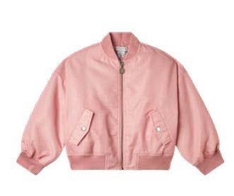 Pink Satin Bomber Jacket - Stella McCartney FW24