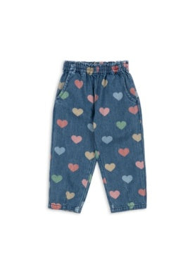 Denim Heart Pant-Konges Slojd FW25