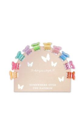 10pk Mini Butterfly Hair Clip-Konges Slojd