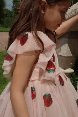 Strawberry Tulle Dress -Konges Slojd