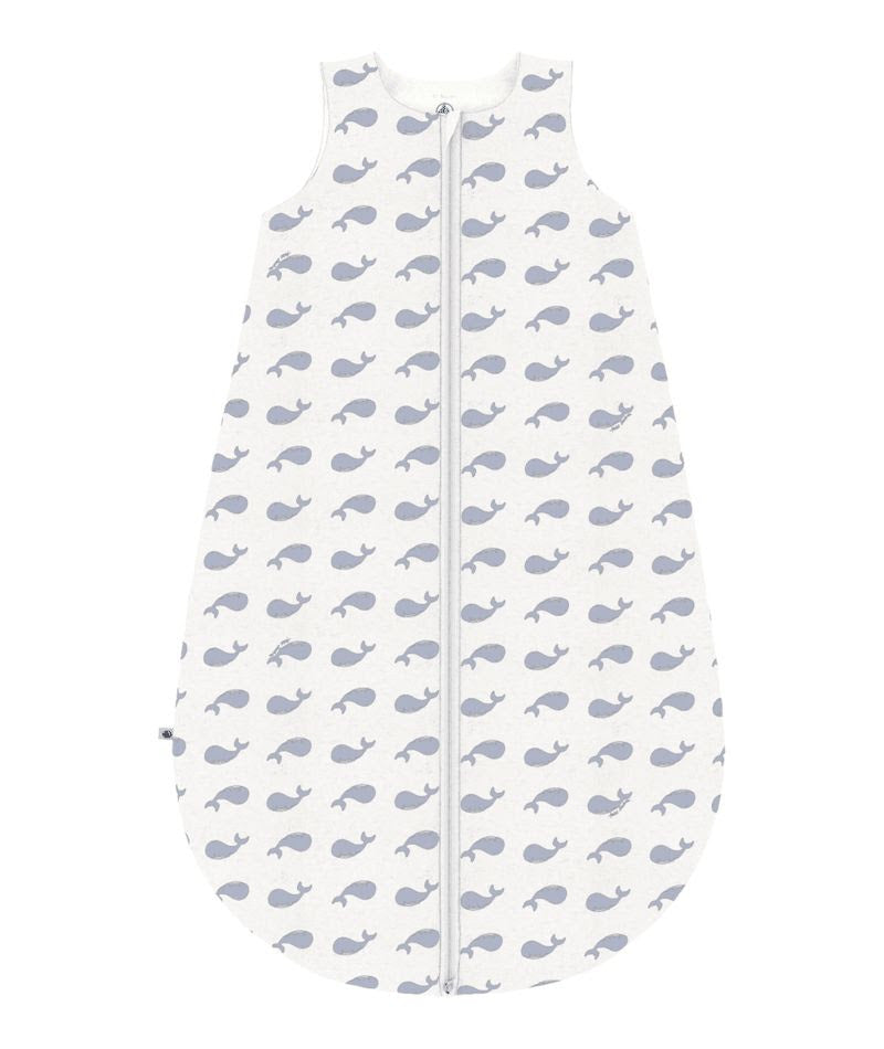 Velour Whale Print Sleep Bag - Petit Bateau FW26