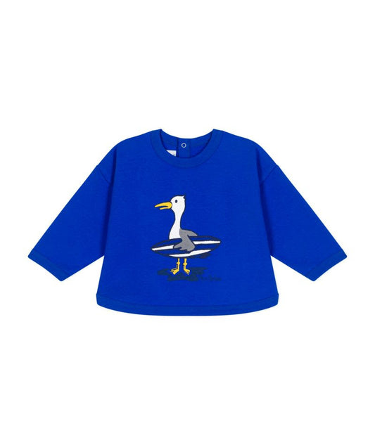 LS Seagull Surfer Tee - Petit Bateau SP25