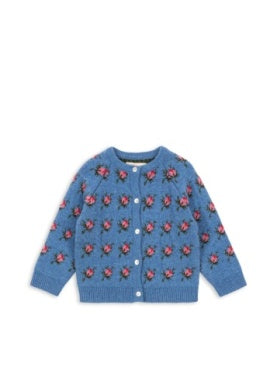 Belou Rosebud Knit Cardigan-Konges Slojd FW25