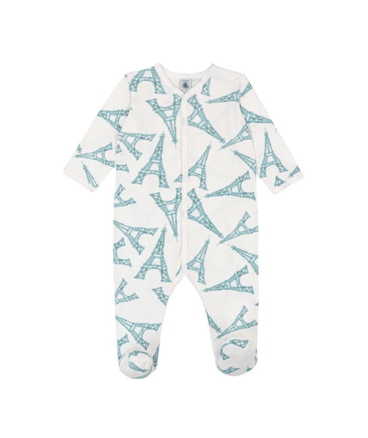 Eiffle Tower Footie- Petit Bateau SP26