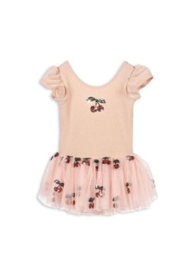 Marina Cherry Tutu Dress-Konges Slojd FW25