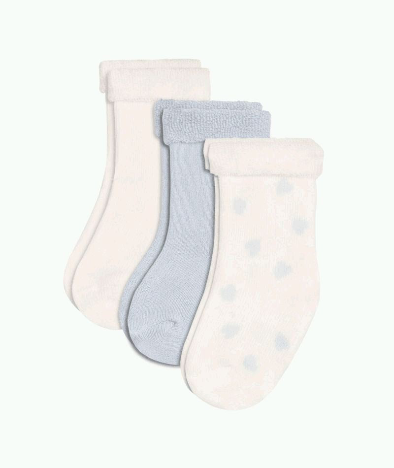 Baby 3 Pack Socks - Petit Bateau FW26