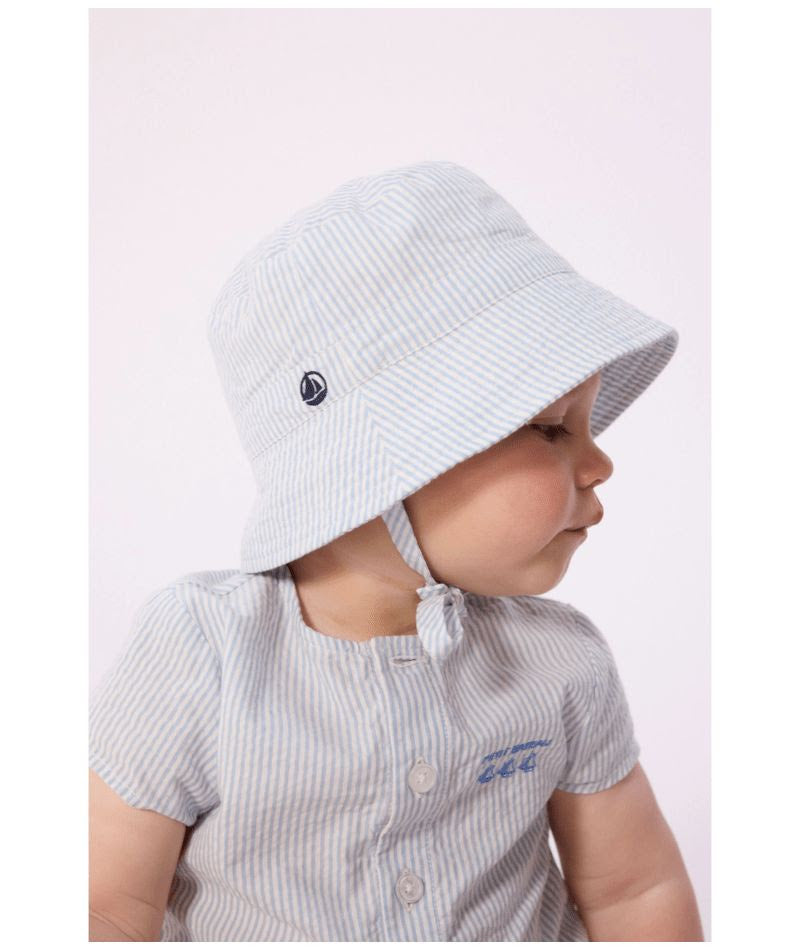 Seersucker Bucket Sunhat- Petit Bateau SP26