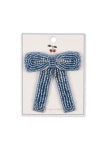 Beaded Bow Hair Clip-Konges Slojd