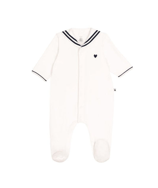 Velour Sailor Footie- Petit Bateau SP26