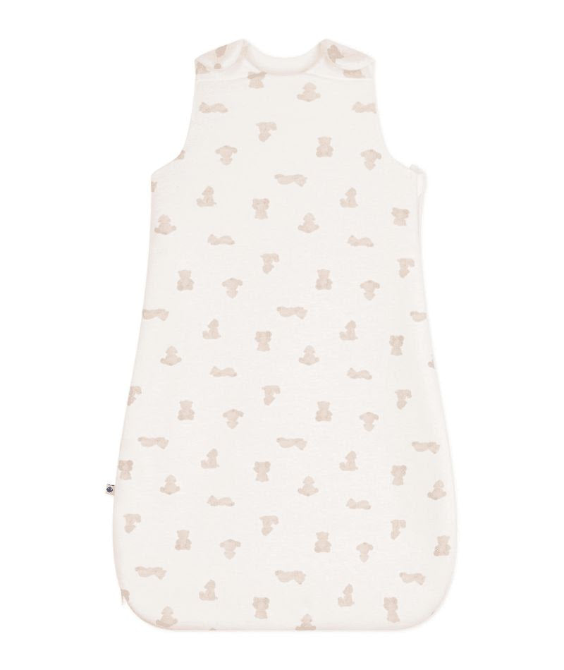 Teddy Bear Print Sleep Bag - Petit Bateau FW26