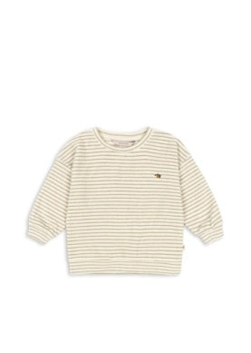 Itty Terry Striped Sweatshirt-Konges Slojd FW25