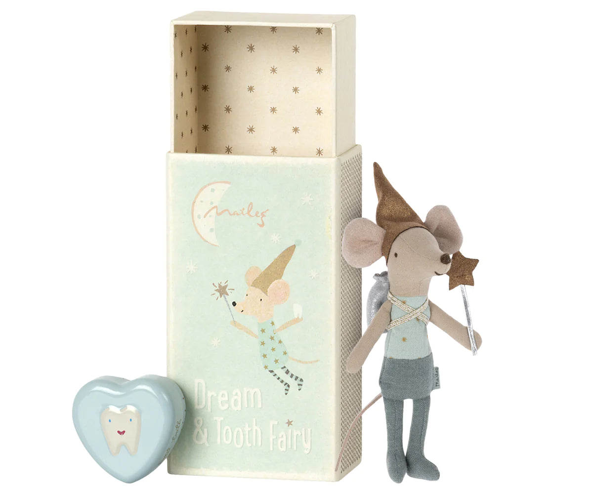Tooth Fairy Mouse in Matchbox - Maileg