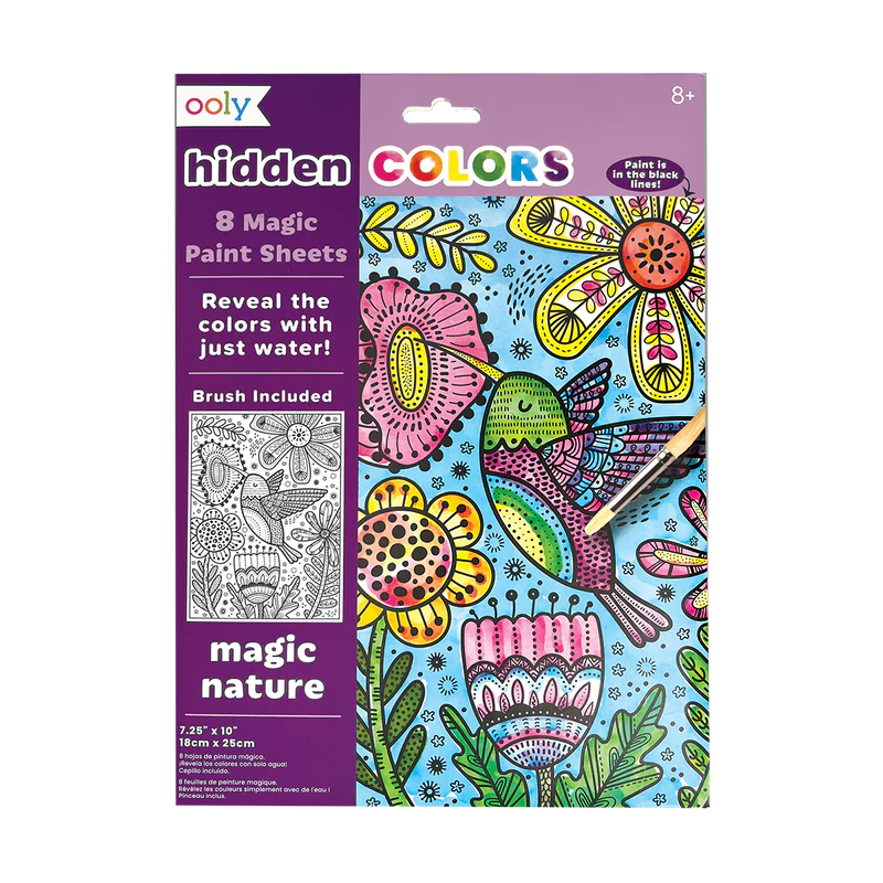 Hidden Colors Magic Paint Sheets - Ooly