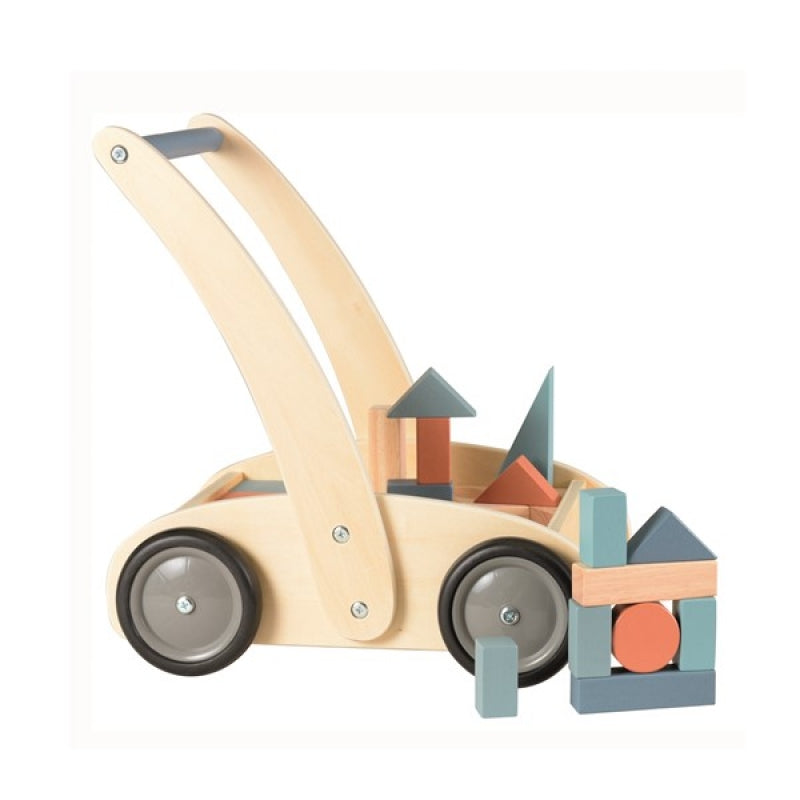 Push Along Truck and Wooden Blocks - Egmont Toys