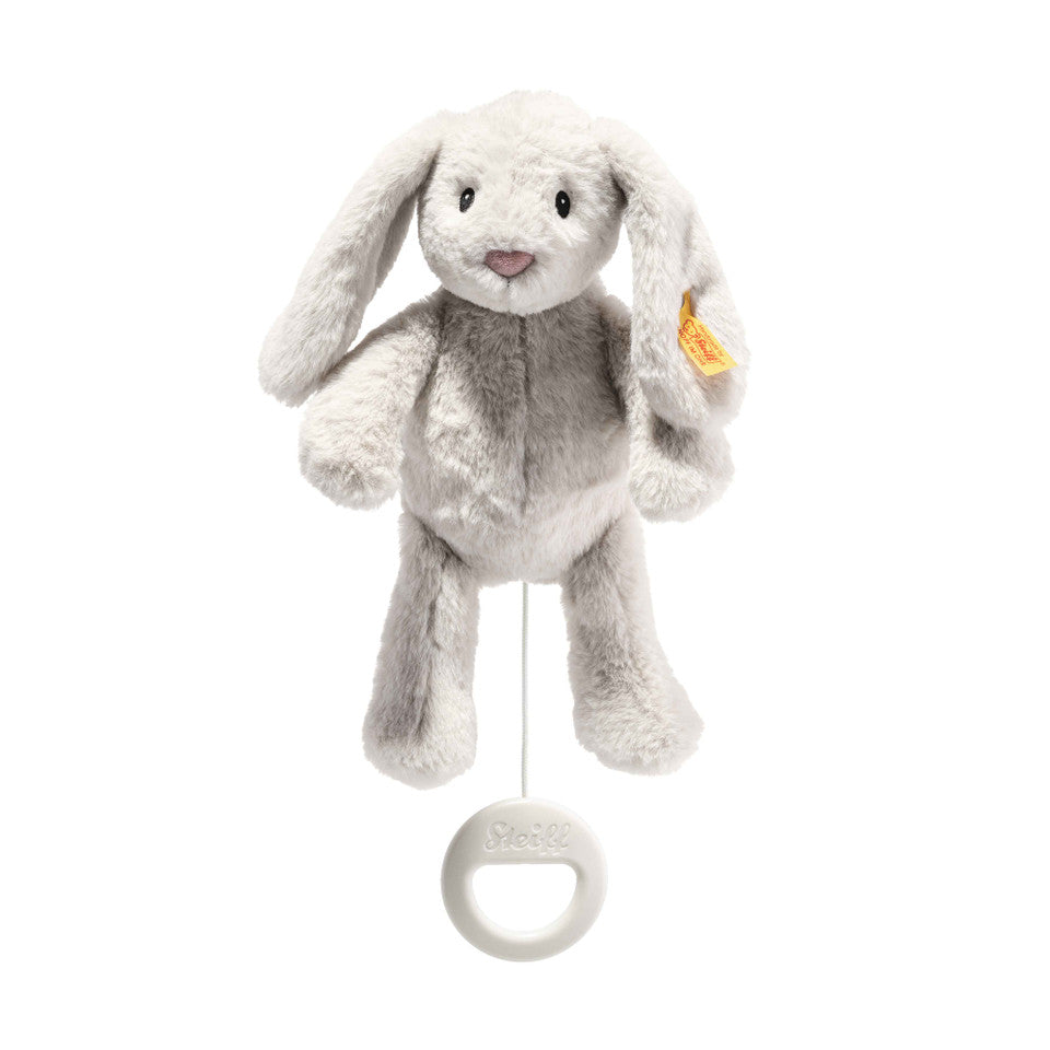 Hoppie Rabbit Musical Pull Toy - Steiff