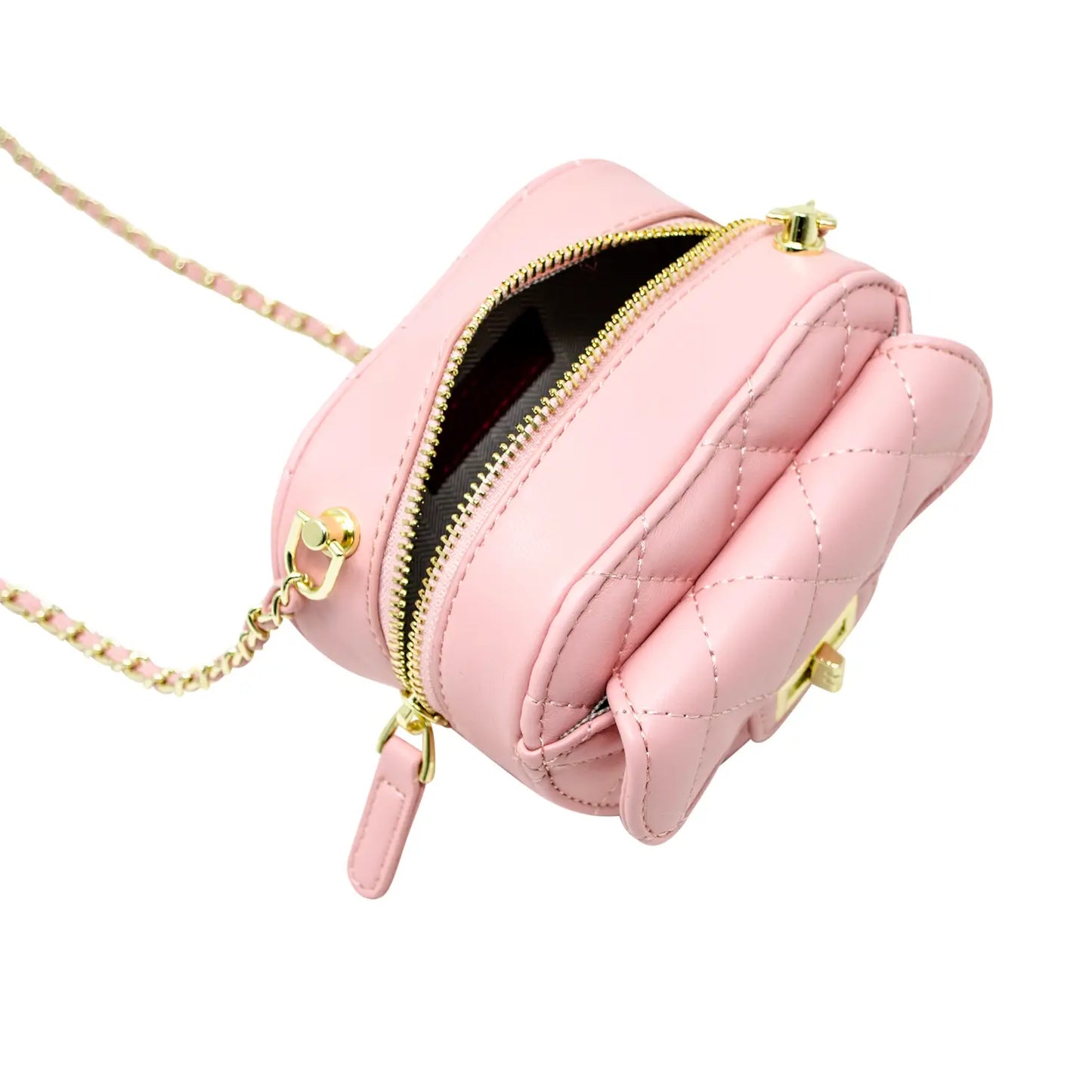 Quilted Heart Crossbody Bag - Zomi Gems