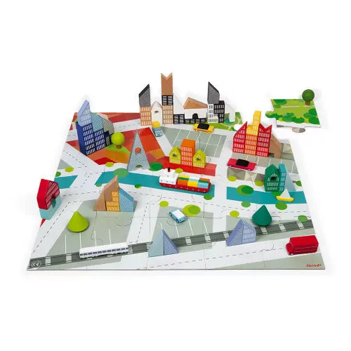 Kubix City Puzzle - Janod