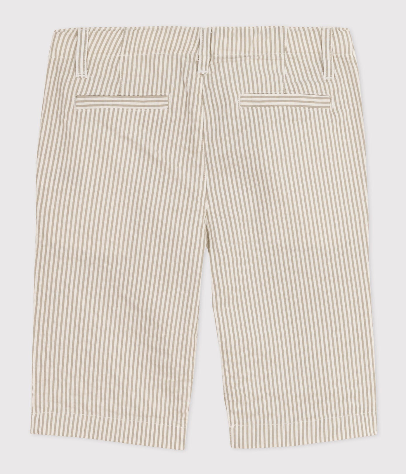Striped Seersucker Shorts - Petit Bateau