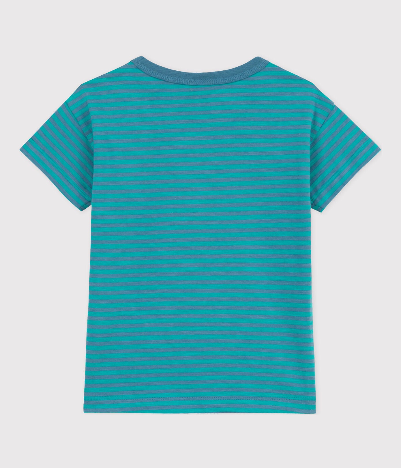 Short Sleeve Jersey Striped T-Shirt - Petit Bateau