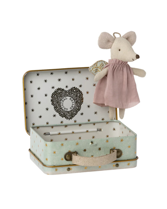 Angel Mouse in Suitcase - Maileg