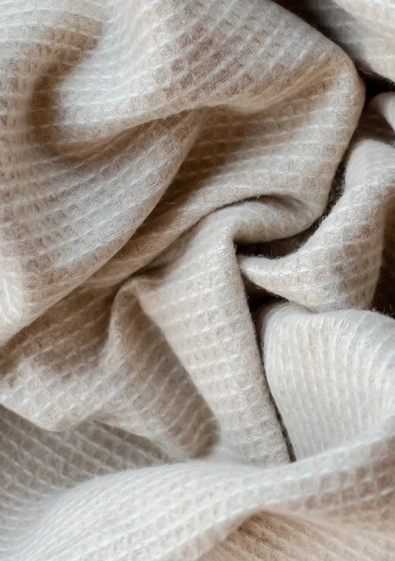 Recycled Wool Waffle Blanket - Tartan Blanket Co.