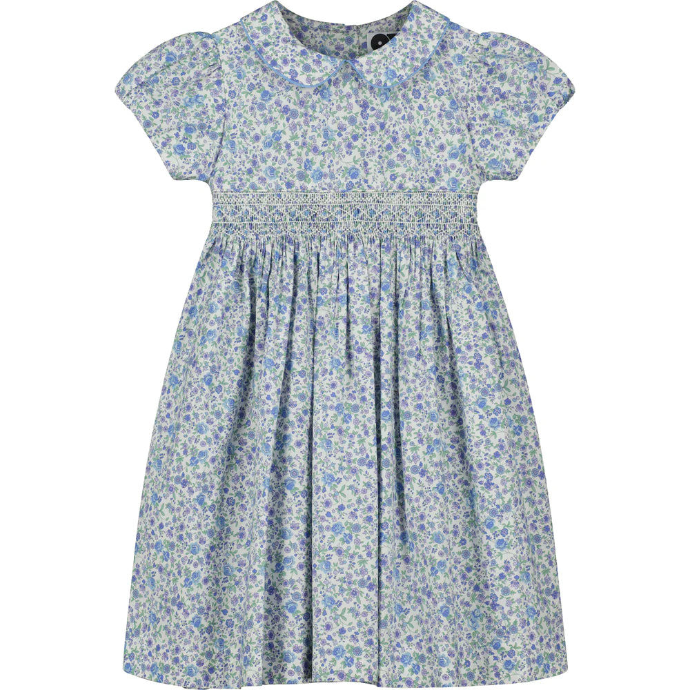 Leni Blue Floral Dress - Question Everything
