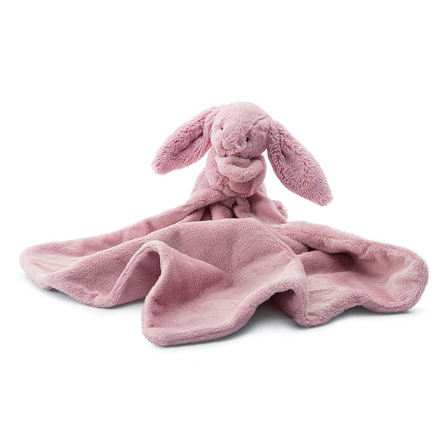 Jellycat bunny soother online blanket