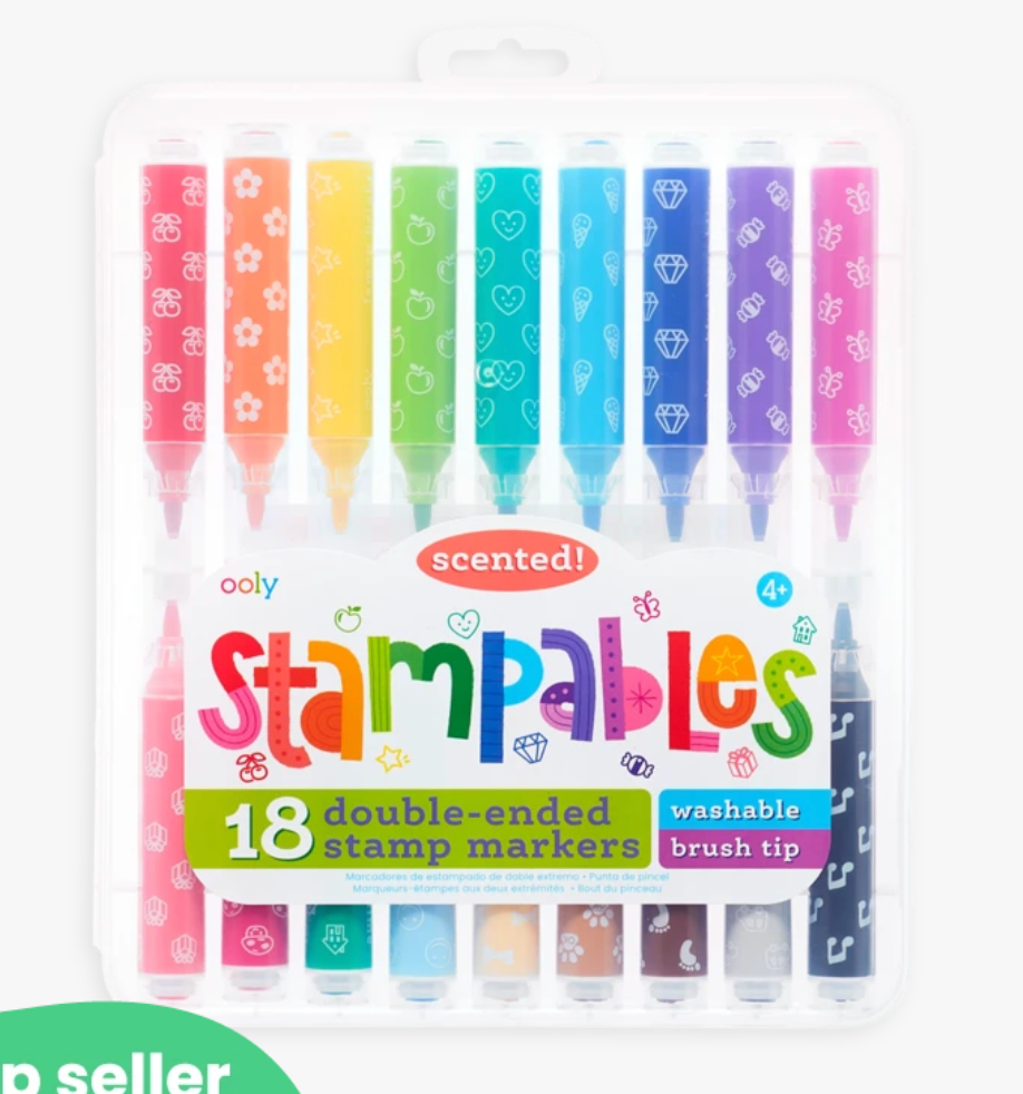 Stampables Double Ended Scented Markers (Set of 18) - Ooly