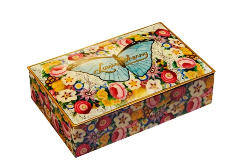 John Derian x Louis Sherry Butterfly Chocolate Tin (12pc)