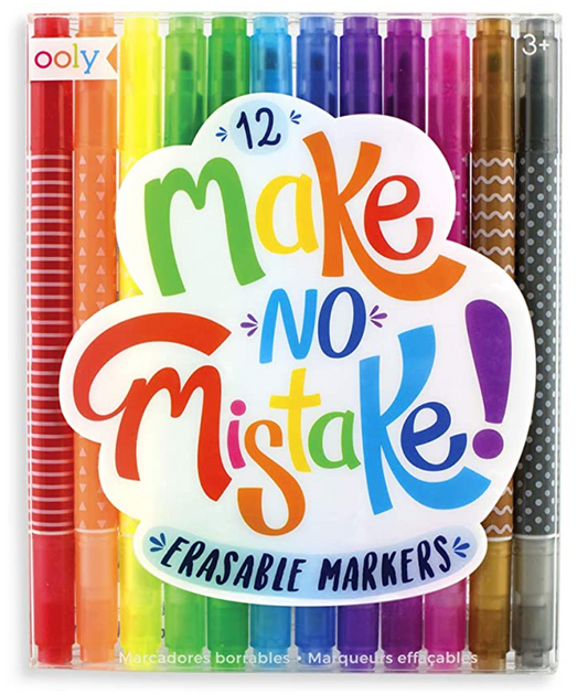 Make No Mistake! Erasable Markers - Ooly