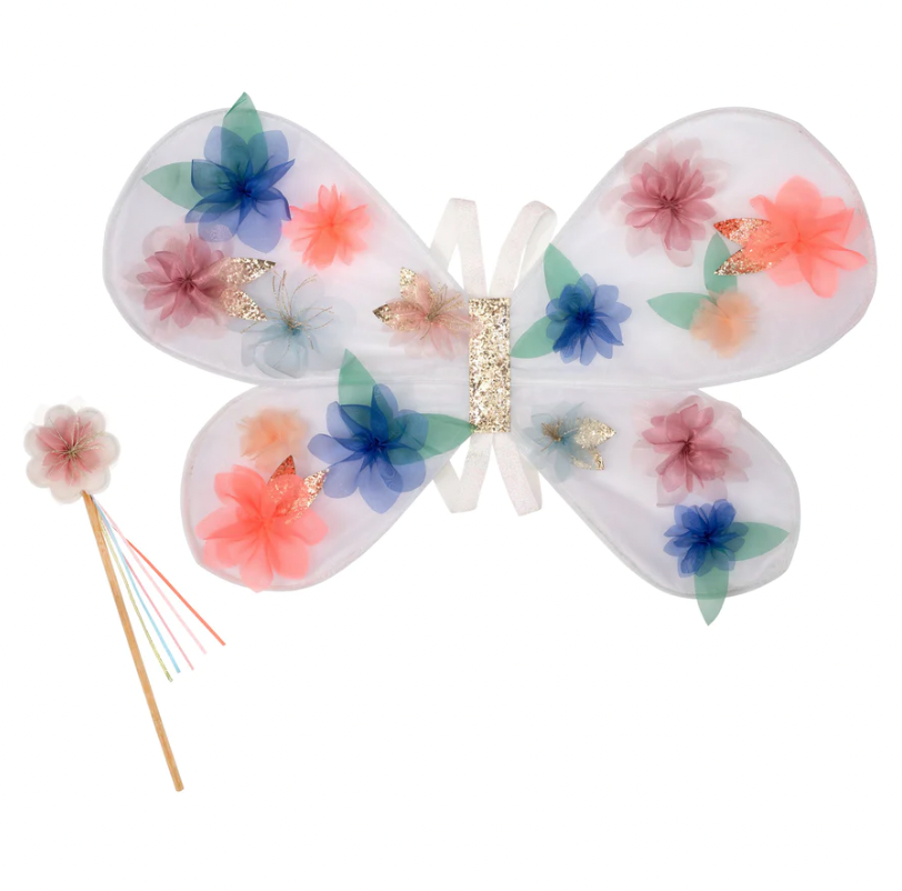 Organza Flower Wings and Wand - Meri Meri