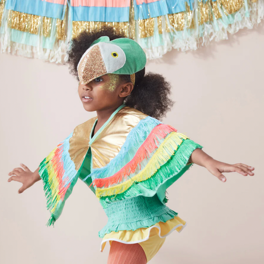 Parrot Fringed Cape Dress Up - Meri Meri