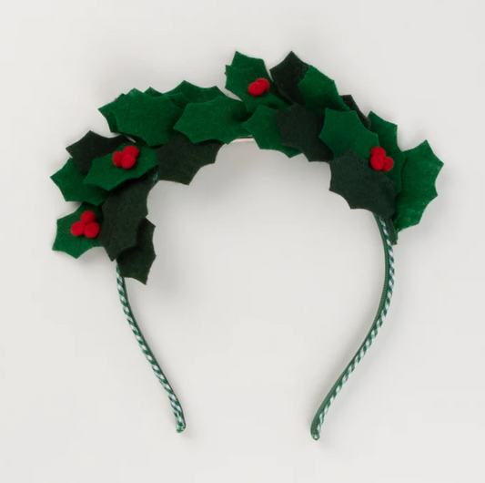 Felt Holly Headband - Meri Meri