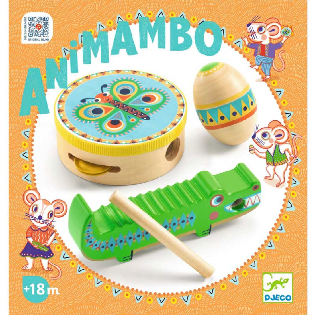 Animambo 3pc Instrument Set - Djeco