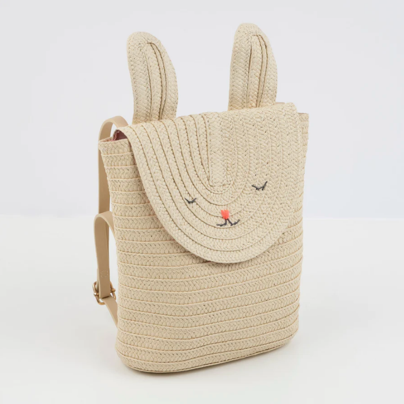 Raffia Bunny Backpack - Meri Meri