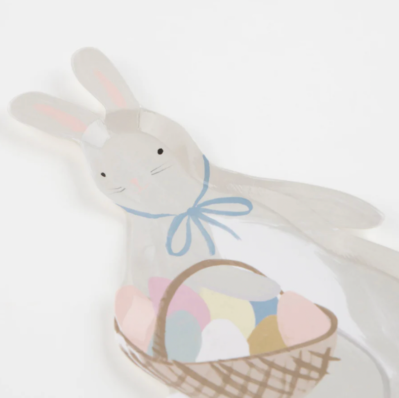 Bunny with Basket Plates - Meri Meri