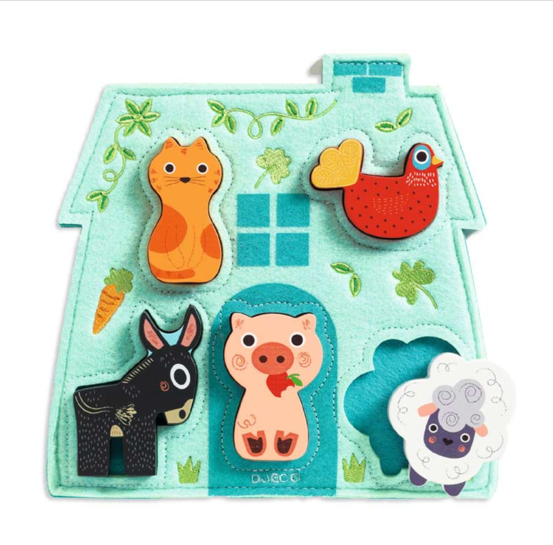 Djeco Djeco BabyAnimali Wooden Puzzle