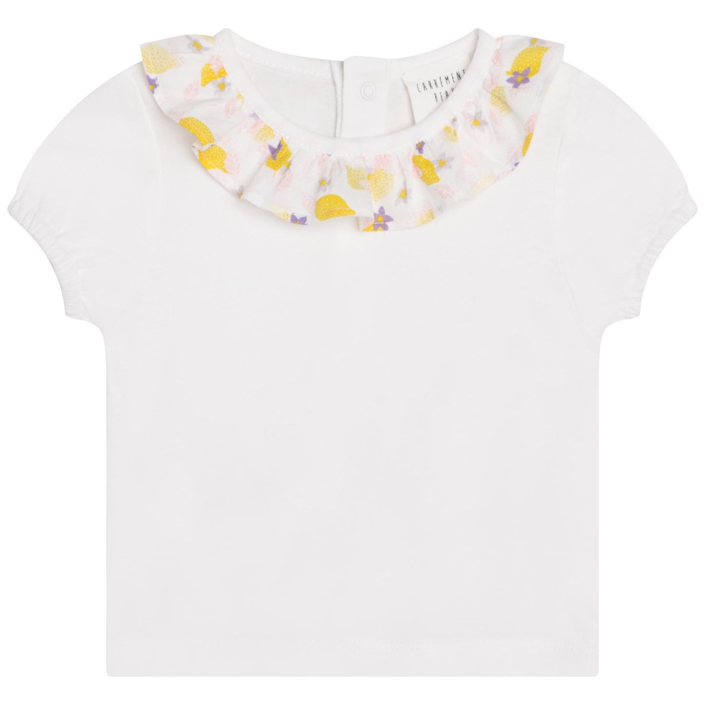 Lemon Ruffle Collar T-Shirt - Carrement Beau