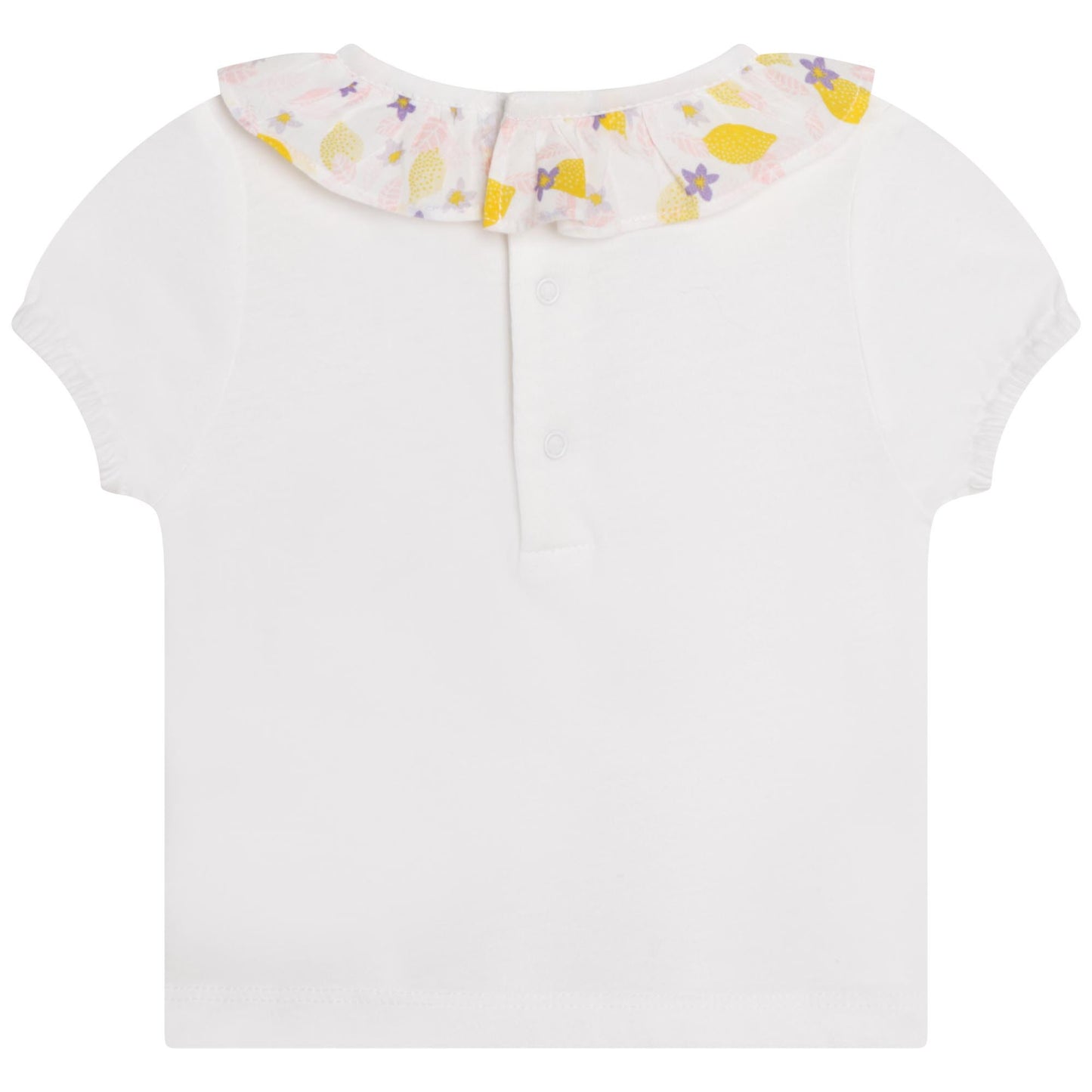 Lemon Ruffle Collar T-Shirt - Carrement Beau