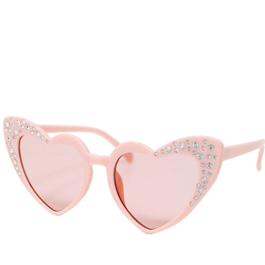 Crystal Heart Sunglasses - Zomi Gems