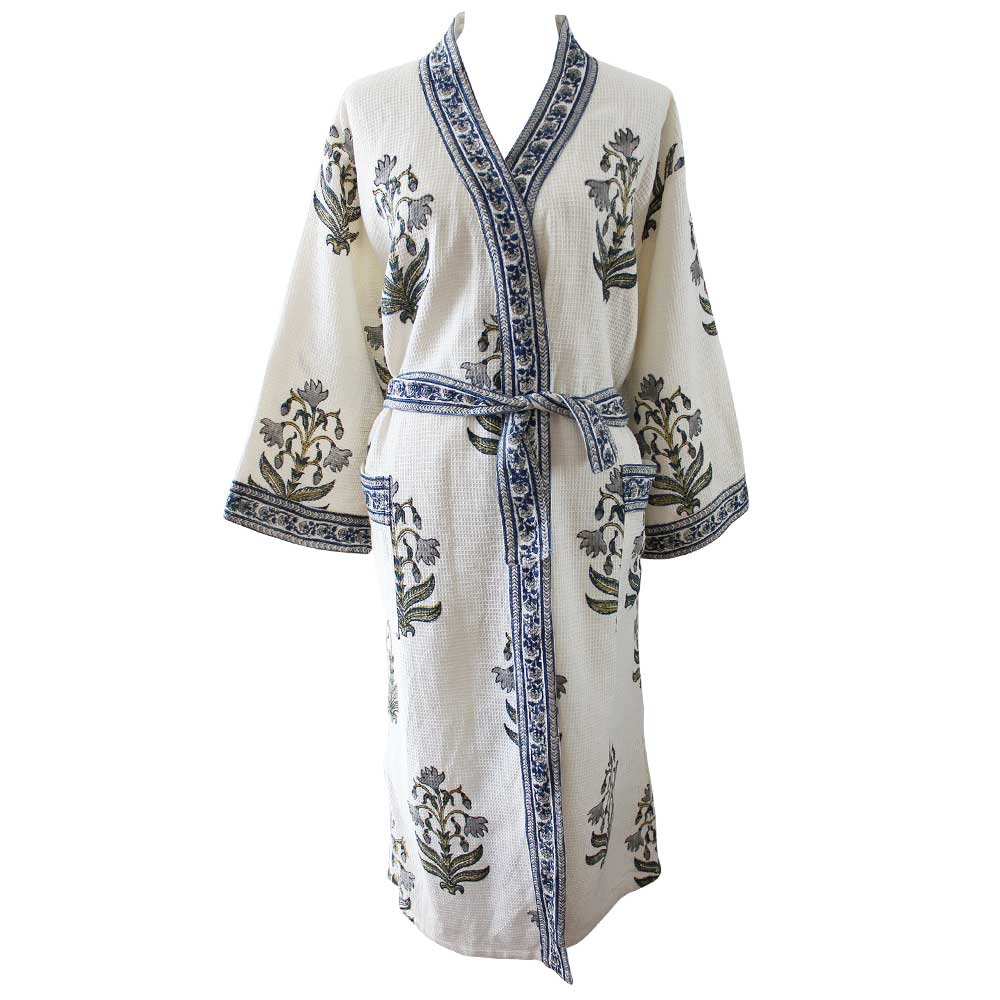 Waffle Dressing Gown - Powell Craft